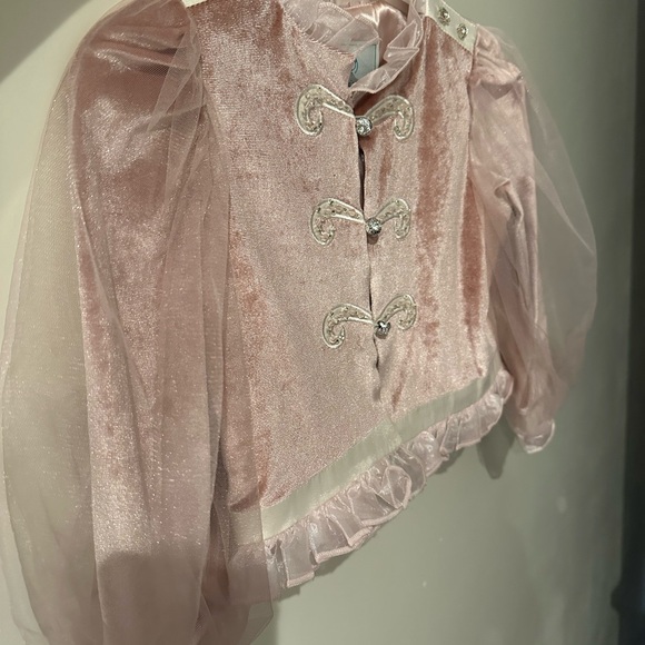 Pink Ruffled Kids Matching Set - Picture 4 of 7